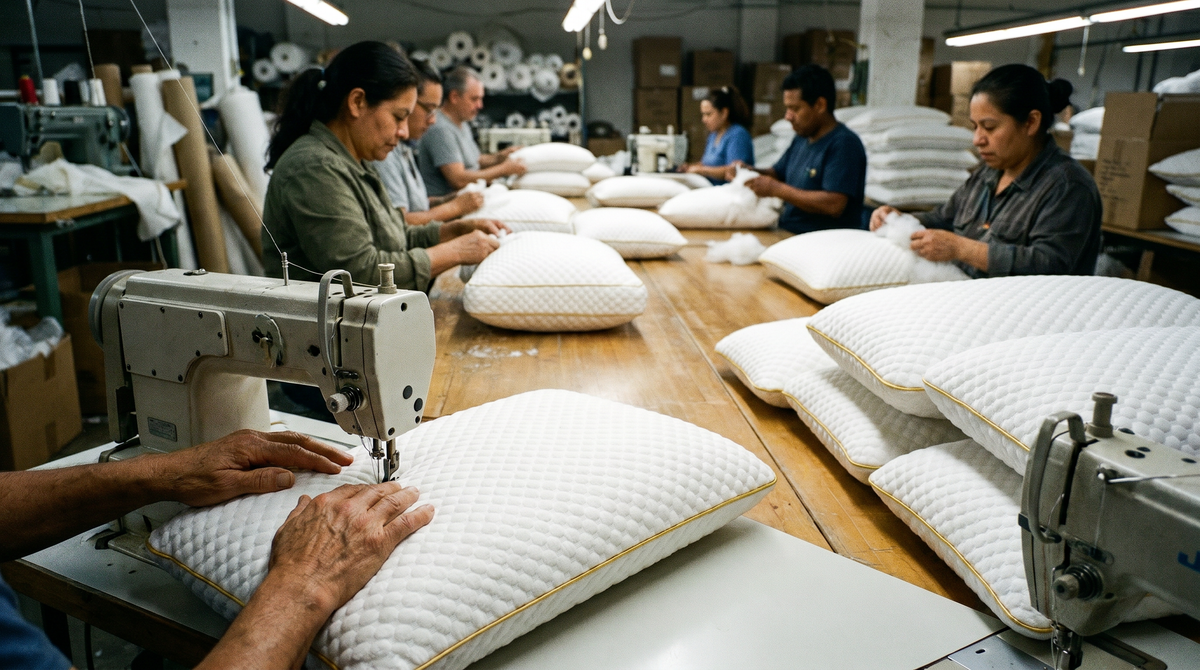 Pillowash production line